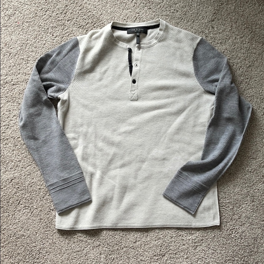 Rag & Bone Merino wool Henry stretch L